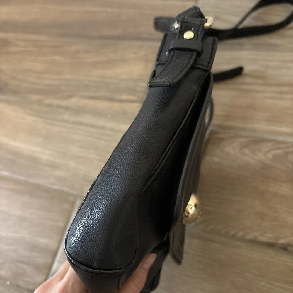 Kate Spade Black Leather Crossbody‎ Women's Bag roland park bag